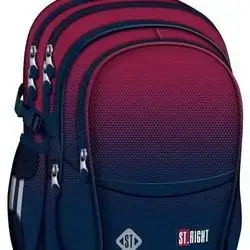 St.Right Backpack, 4 Compartments, Waterproof, Burgundy Gradient BP01, 43x32x21cm