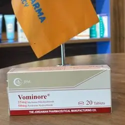 vominore 25mg meclozine 50mg pyridoxine 20tablets