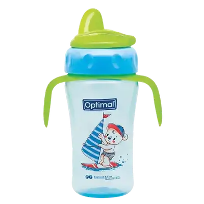 P.P Silicone Spout Cup with Handle 12+ Months 260ml OPB-1086(B) _ Optimal