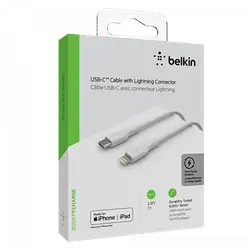 Belkin Boostcharge Usb-C Wth Lightening Cable 3.3Ft 30W White 3523F6