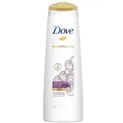 Dove Beautiful Curls shampoo, low sulfate, infused with aloe vera & jojoba oil 350ml
