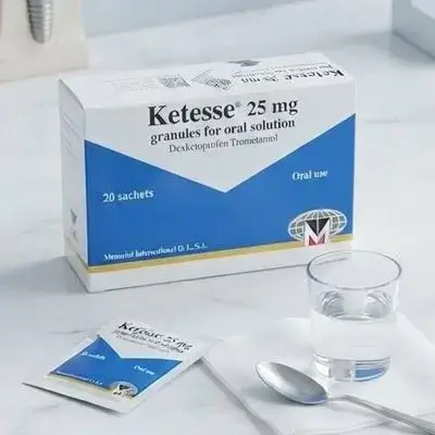 Ketesse 25mg (Dexketoprofen) granules for oral solution (1 sachet)