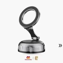 Moxedo Snap-N-Magnet N52 MagSafe Power & Vacuum Suction Phone Holder