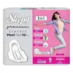 Sleepy Lady Pad 3In1 Maxi Long 9 Pads