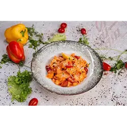 Salmon Fettuccine Pasta