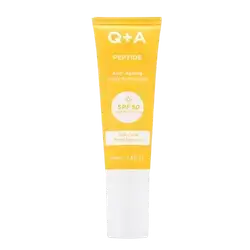 Peptide Anti-Ageing Daily Sunscreen SPF50 High Protection 50ml _ Q+A