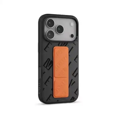Levelo Morphix Cuero Gripstand Case for iPhone 17 Pro black