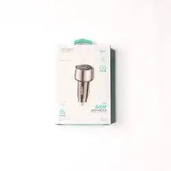 VISION Car Charger Three Ports: 2 USB-C & USB-A 84W Super Fast
