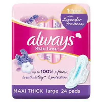 Always Diamond Wom Pad Large 24pcs