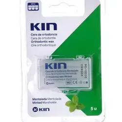 Kin Orthodontic Wax Mentholated 5 Units//شمع تقويم الأسنان كين بالمنثول 5 وحدات