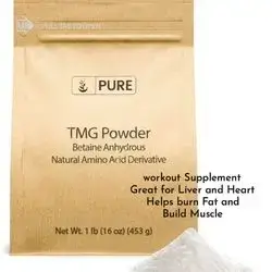 Trimethyl glycine (1lb-453 gram) TMG Powder for ANTI-AGING- Workout Support