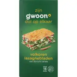G'woon volkoren lasagnebladen