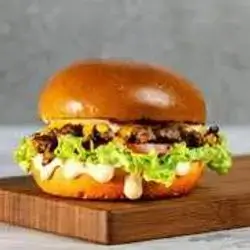 Meat Burger With Honey Mustard