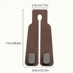 Easypie Selection 1PC PU Car Seat Back Cover - Hidden Hook Design, Suitable For Various Models