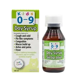 Kids 0-9 Cough and Cold Syrup Gluten-Free/Sugar-Free 100ml _ HOMEOCAN