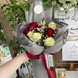 White And Red Rose