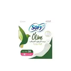 Sofy Moisturizing Olive Oil Daily Sanitary Pads Large Size 38 Pads
