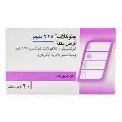 gloclav 625mg 20tablets