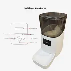 automatic pet feeder 6L 1 bowl
