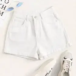 SHEIN Tween Girls Denim Jeans Shorts - 12-13 Years