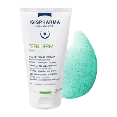 Teen Derm Exfoliating Cleansing Gel 150ml _ ISISPHARMA
