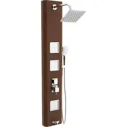 Hydromassage Shower System -Composite Teak