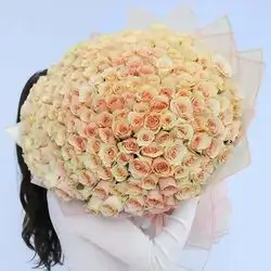 Imported Rose Bouquet – 130 Flowers