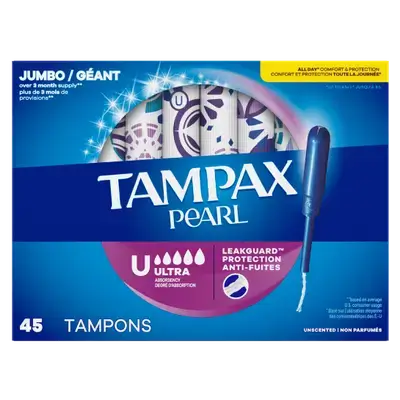Tampax Pearl Ultra (45tampons).