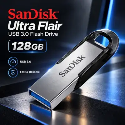 Sandisk Ultra Flair USB 3.0 Flash Drive 128GB