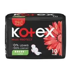 Kotex Maxi Protect Super 10 Pads _ Kimberly-Clark