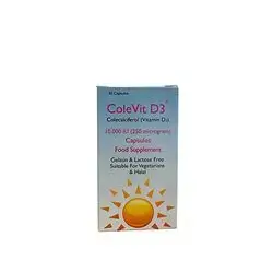 ColeVit D3 (Colecalciferol 10,000iu) 30 Capsules