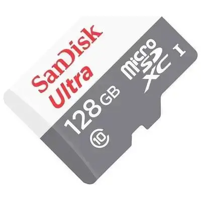 SanDisk 128GB Ultra microSDXC UHS-I Class 10 Memory Card 100 MB/s SDSQUNR-128G-GN6MN