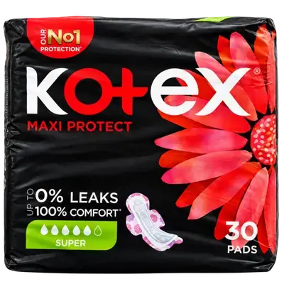 Kotex Ultra Large Women's Pads – 30 Count