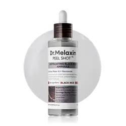 Peel Shot Exfoliating Black Rice Ampoule With Niacinamide 80ml _ Dr. Melaxin