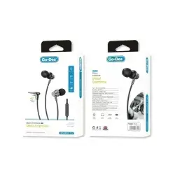Go-Des Elbow Interface Metal Earphone- GD-EP201
