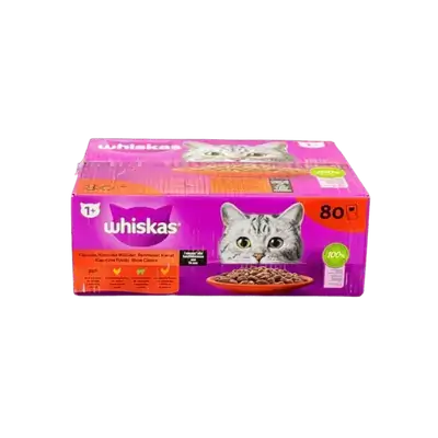 Whiskas – Adult (1+ Years) in Sauce 80×85g
