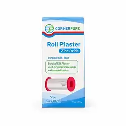 Corner pure zinc oxide roll plaster 3mx10cm پلاستەر