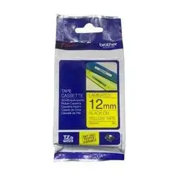 Label Tabe Brother Orginal-12mm-Black On Yellow Tape