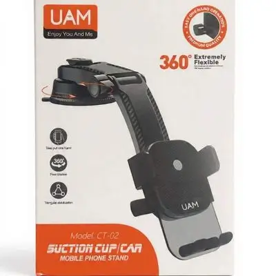 UAM Suction Cup Car Mobile Phone Stand