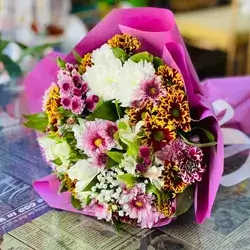 Bridal Bouquet With Natural Flowers