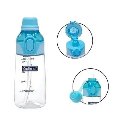 550ml Tritan 2-in-1 Spout and Straw Cup - Blue