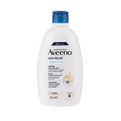 Skin Relief Body Wash Soothes Very Dry Skin 500ml _ Aveeno