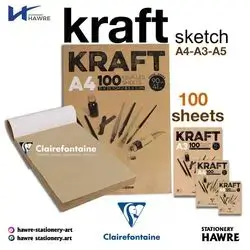 Drawing Pad-Clairefontaine (KRAFT)