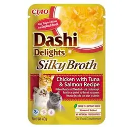 Dashi Delight Chicken & Tuna, Salmon 40g