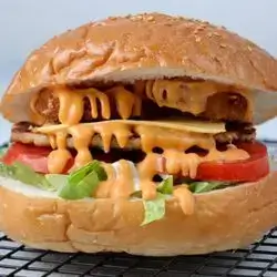 Double Chicken Cheese Burger