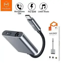 Macdodo Audio Adapter / Audio & Charging Type C 