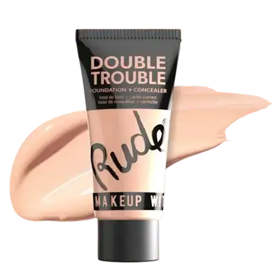 Rude Double Trouble Foundation + Concealer Ivory 87935