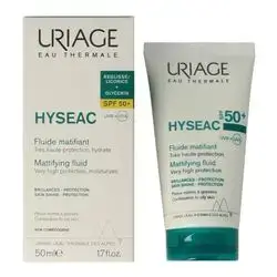 URIAGE/ Hyseac Fluid SPF 50+ 50ml:يورياج هيسياك سائل مرطب بعامل حماية من الشمس