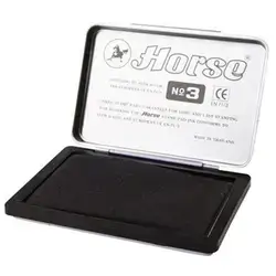 Stamp pad HORSE no.3 Black