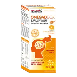 omegaddox omega - 3 fatty acids (dha & epa) + vitally important nutrients 200ml